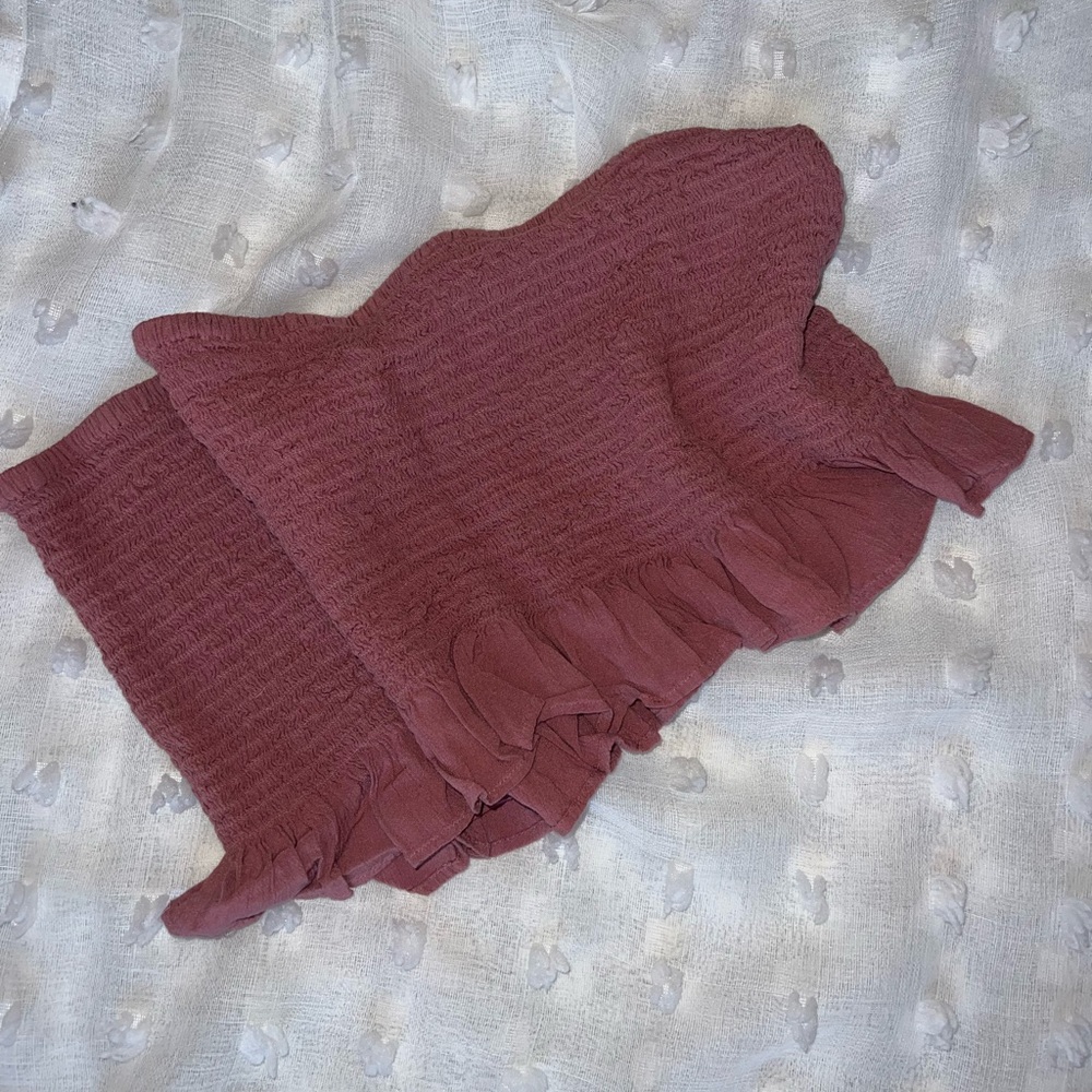 TUBE TOP WITH RUFFLES AMERICAN EAGLE XXL